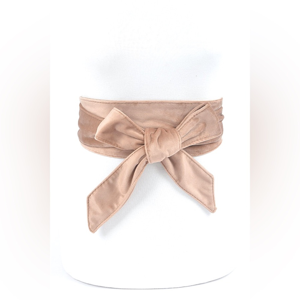 Velvet Kimono Obi Wrap Statement Belt